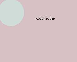 colchicine drug